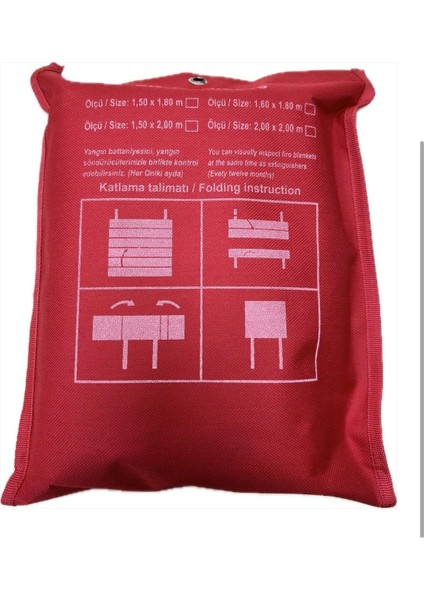 Koru Iş Safety Yangın Battaniyesi 1,50 x 1,80