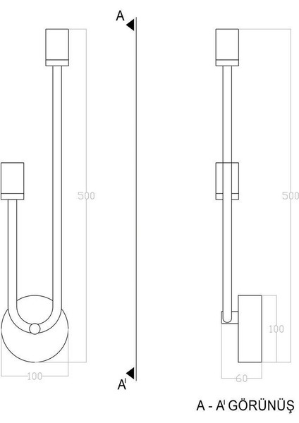 Duvar LED Aplik Branch