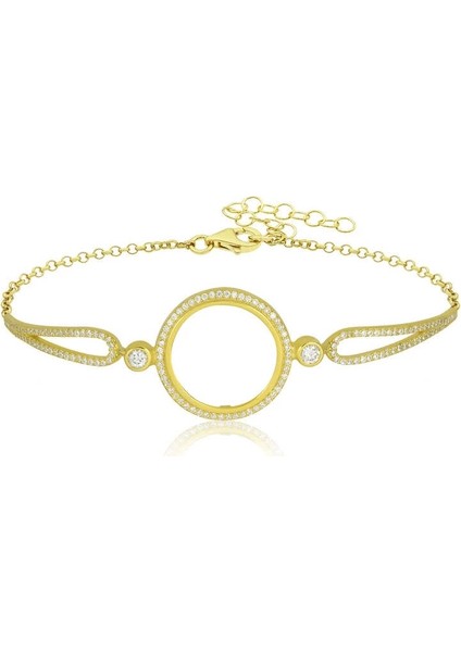 Gümüş Çeyrek Takılabilen Altın Kaplama Kadın Bileklik fiyatları