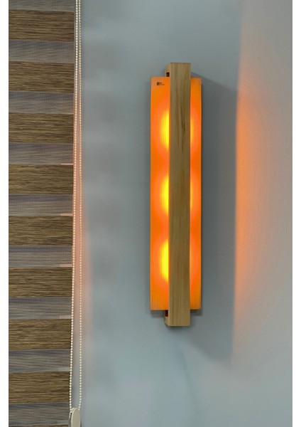 Aplik Lamba Modern Aplik Modelleri ve Duvar Aplikleri Marimolux 63 cm Natural Amber LED