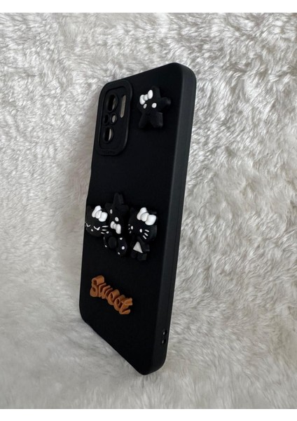 Redmi Note 10S Ile Uyumlu 3D Ayıcıklı Ultra Yumuşak Dokulu Telefon Kılıfı
