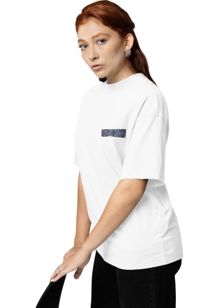 Halı Desenli Baskılı Kadın Tişört