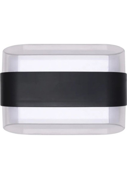 12 W Gozo Iki Yönlü LED Duvar Aplik - Gün Işığı (3000K) - Siyah - IP54 - CT-7044