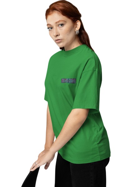 Halı Desenli Baskılı Kadın Tişört