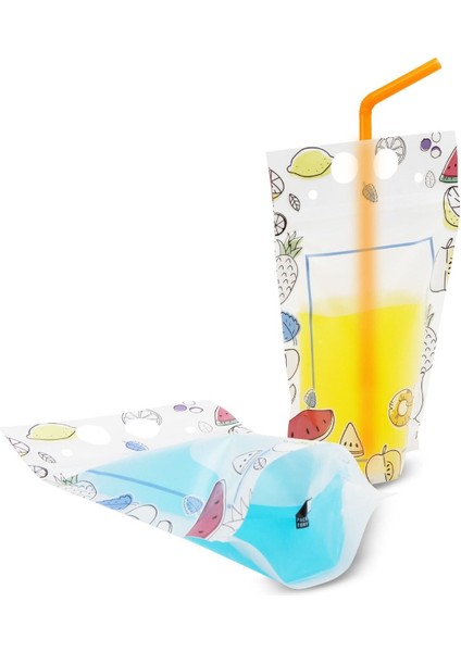 İçecek Doypack Ambalaj 13 x 22,5 + 3,5 cm. 250 Ml. - 500 Adet