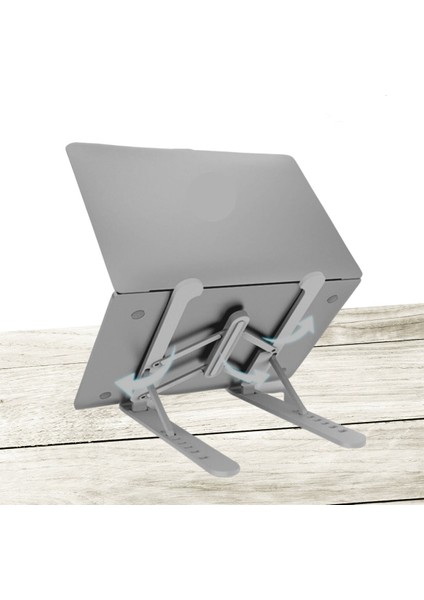 Ayarlanabilir Plastik Dizüstü Destek Tabanı Katlanabilir Taşınabilir Laptop Sehpası Yükseltici GO50609214950