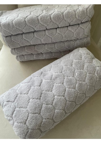 Microcotton Premium Banyo Havlusu Özel Dokulu Jakarlı fırsatları