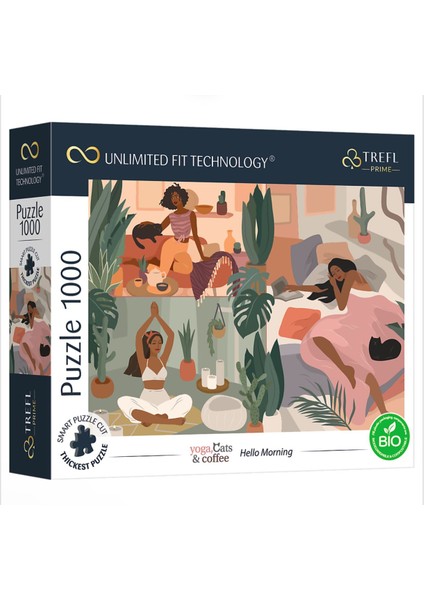 1000 Parça Puzzle Hello Morning (68,3X48CM)
