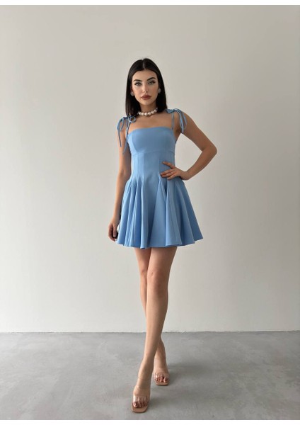 Ip Askılı Kloş Mini Elbise fiyatları