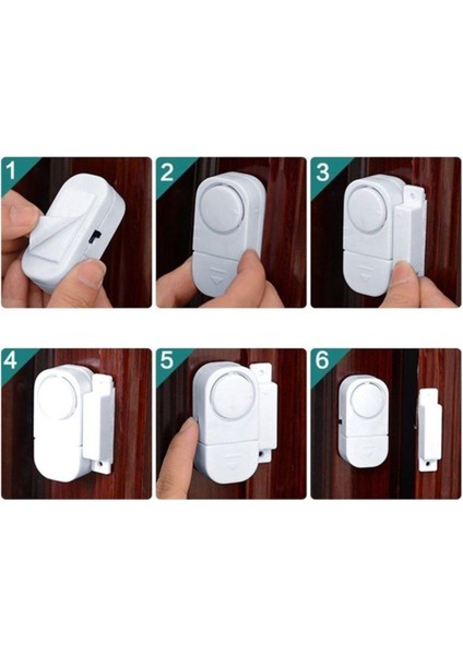 Pilli Kapı Pencere Mini Alarm Yüksek Sesli Hırsız Savar Alarm modelleri