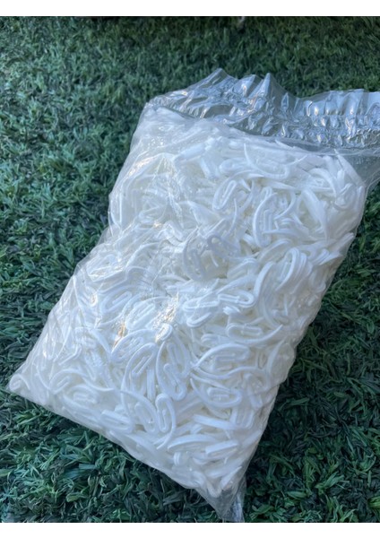 S Pile Salyangozu Perde Kancası S Pile Düğmesi 1 Paket ( 1000 Adet )
