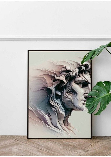 Minimalist Tarzda Dante Alighieri Çerçeveli Kanvas Tablo -433 modelleri
