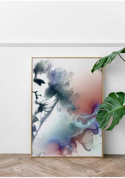 Minimalist Tarzda Johann Wolfgang Von Goethe Çerçeveli Kanvas Tablo -274 fırsatları