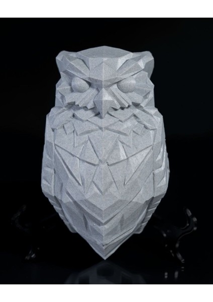 Baykuş Gece Lambası LED Işıklı 3D Duvar Süsü