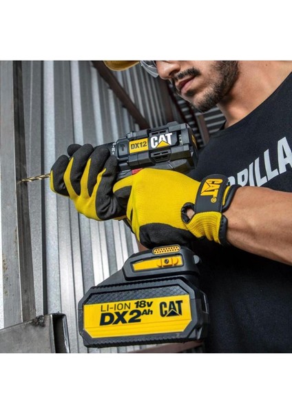 DX12BC 18VOLT/2.0AH Li-Ion Tek Akülü Kömürsüz Profesyonel Şarjlı Darbeli Matkap