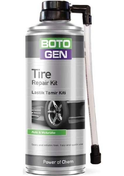 Pratik lastik tamir kiti, hızlı ve kolay kullanımla sorunsuz yolculuk sağlar