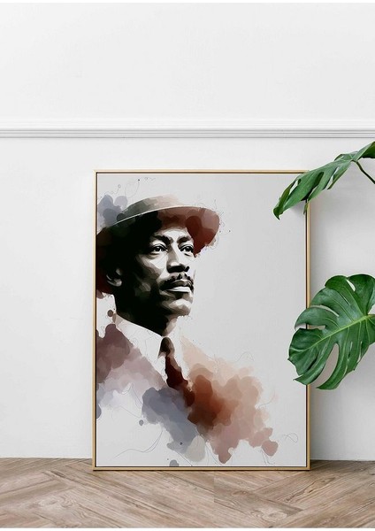 Empresyonist Tarzda Martin Luther King Jr. Çerçeveli Kanvas Tablo -302 fırsatları