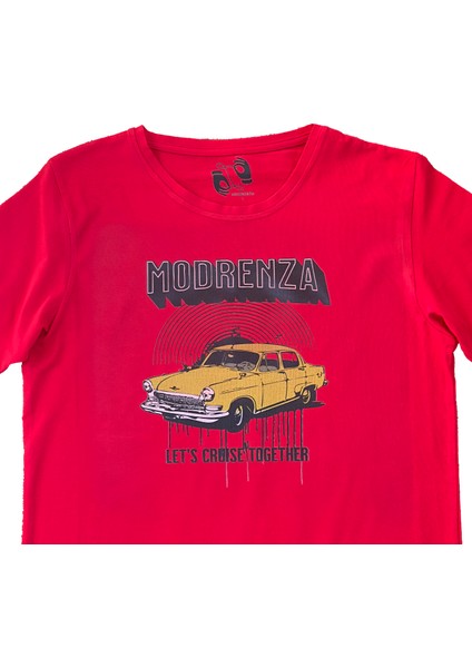 Regular Bisiklet Yaka Baskılı T-Shirt modelleri