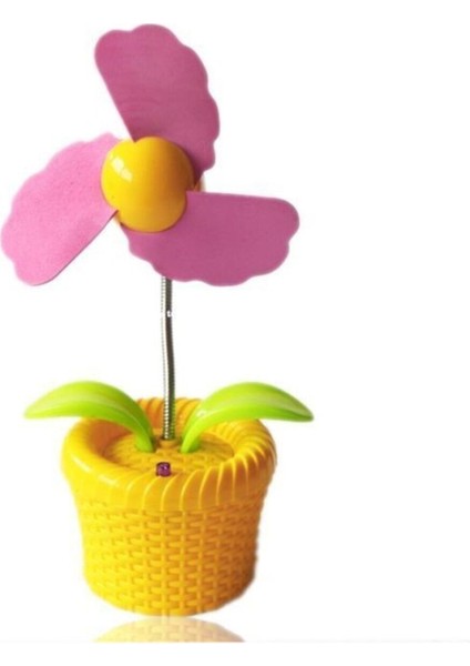 Işıklı Çiçekli Fan Pilli Saksı Dekoratif Aparat fiyatları