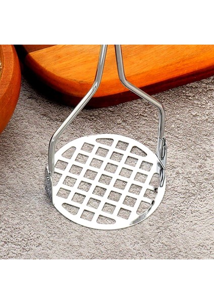 Renkli Plastik Saplı Paslanmaz Metal Patates Ezici Püre Yapıcı GO50608458680 fırsatları