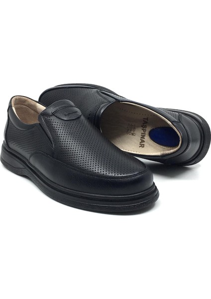 Taşpınar %100 Hakiki Deri Erkek Yazlık Rahat Günlük Tam Ortopedik Casual Baba Ayakkabı 40-45