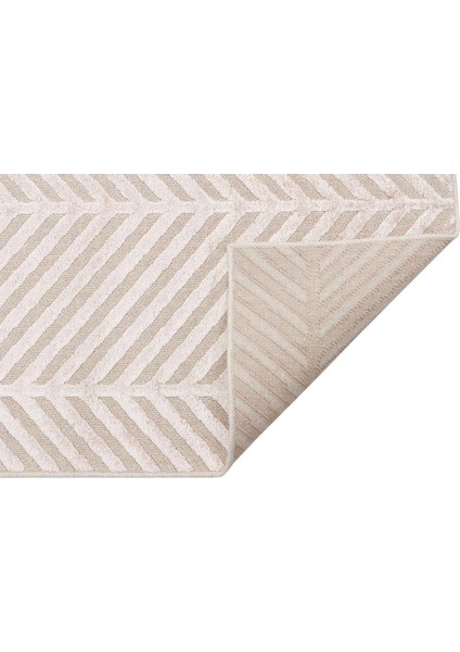 Znt 05 Beıge Dyed - Zenıth Dyed - Yüksek Alçak Dokulu Naturel Yün ve Viskon Modern Dokuma Halı