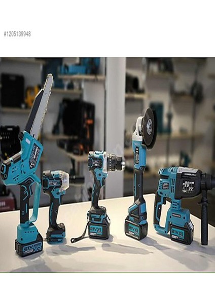 Bozyel 5 Li Set Profesyonel (Şarjlı Hilti- Taşlama- Darbeli Matkap -Somun Sıkma-Budama) fiyatları