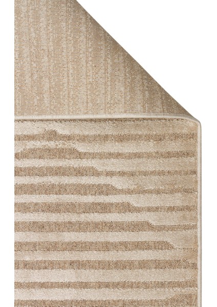 Znt 02 Latte - Zenıth - Yüksek Alçak Dokulu Naturel Yün ve Viskon Modern Dokuma Halı
