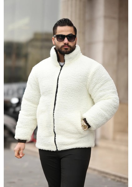 Erkek Içi Kürklü Çift Taraflı Giyilebilir Su ve Rüzgar Geçirmez Şişme Mont indirimleri