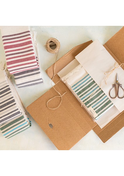 Hena Linen Peştemal Havlu - Premium Kalite, Çevre Dostu %70 Ham Pamuk %30 Keten - Bordo Fuşya indirimleri
