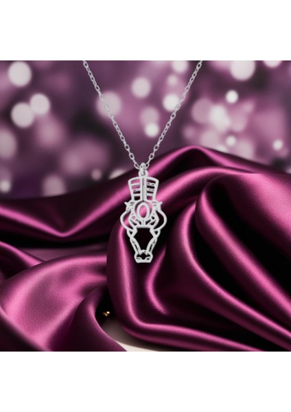 925 Ayar Gümüş Mısır Takı Apis Kolye