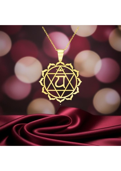 925 Ayar Gümüş Anahata Çakra Kolye