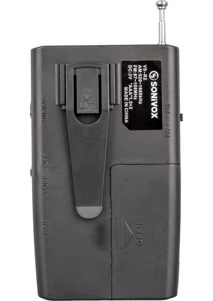 Gümüş Renk Analog Radyo Vs-R2 GO506089MT-21835