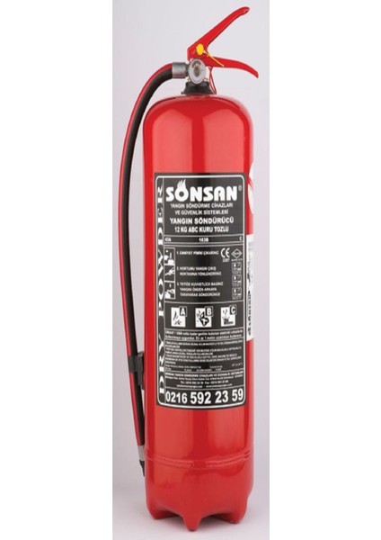 Köpüklü Yangın Söndürme Tüpü 6 Kg.