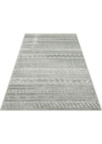 Znt 06 Grey - Zenıth - Yüksek Alçak Dokulu Naturel Yün ve Viskon Modern Dokuma Halı