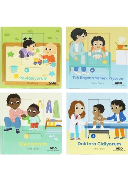Hareketli Büyüyorum Serisi / Paylaşıyorum / Tek Başıma Yemek Yiyorum / Giyiniyorum / Doktora Gidiyorum