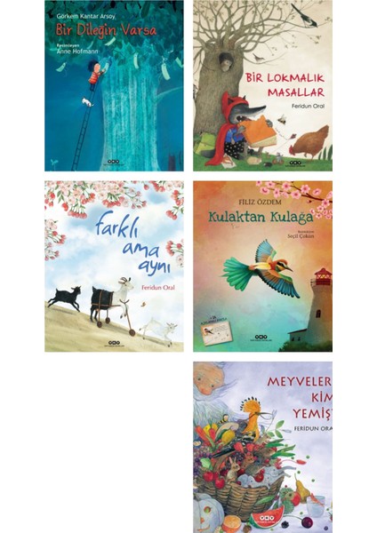 Resimli Eğitici 5’li Kitap Seti (3-8 Yaş)