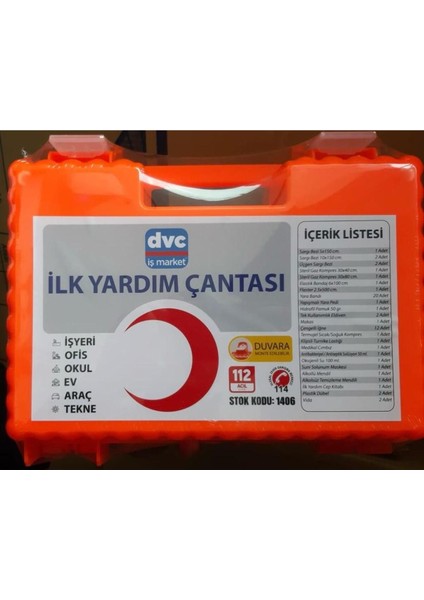 Dayanıklı ve kullanışlı ilk yardım çantası, acil durumlar için mükemmel seçim