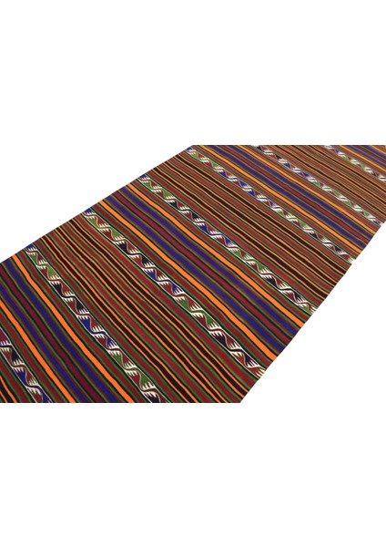 El Dokuma Yün Balıkesir Yörük Kilimi 0133 - Yeni - Çok Renkli fırsatları