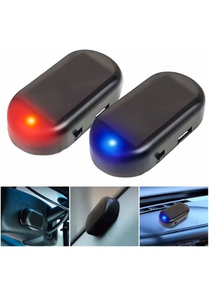 Araç Için Caydırıcı Solar Enerji Ile Şarj Olan Güçlü Yapışkanlı Işıklı Plastik Mini Sahte Alarm GO5060898684003999855 fiyatları
