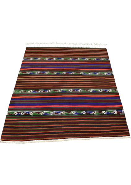 El Dokuma Yün Fethiye Alara Yörük Kilimi 0122 - Yeni - Çok Renkli fırsatları