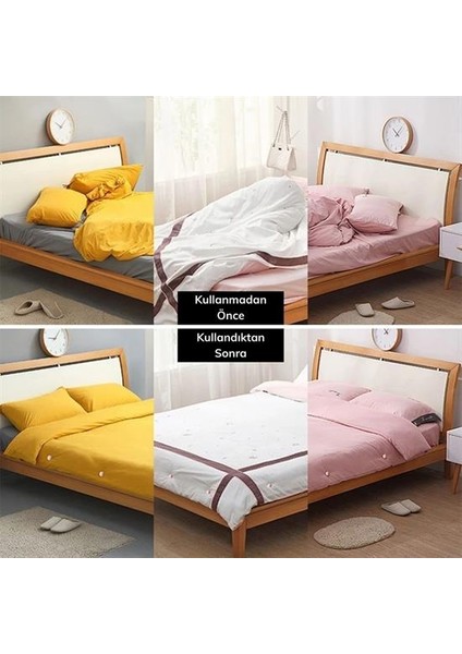 4 Adet Mantar Model Yorgan Kılıfı ve Çarşaf Tutucu Sabitleyici GO50604427910 fırsatları