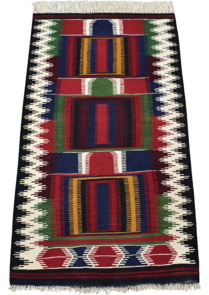 El Dokuma Yün Konya Karapınar Kilimi 0136 - Yeni - Çok Renkli modelleri