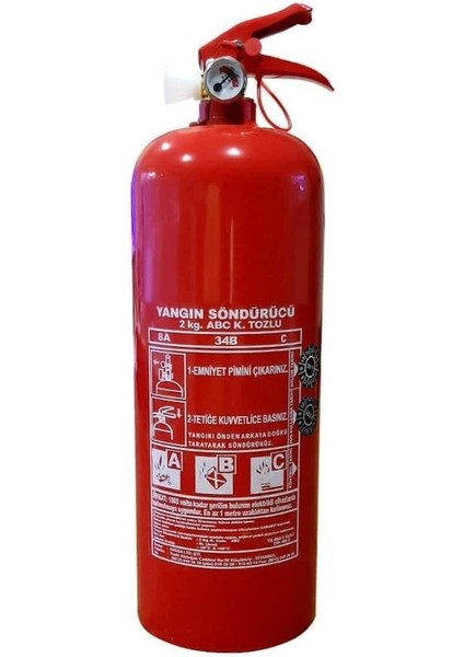 Yangın Tüpü Yangın Söndürücü Tüp 2kg