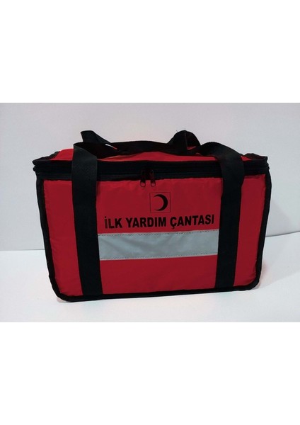 Kırmızı Renkli Mini İlk Yardım Çantası, Acil Müdahale ve Travma Seti