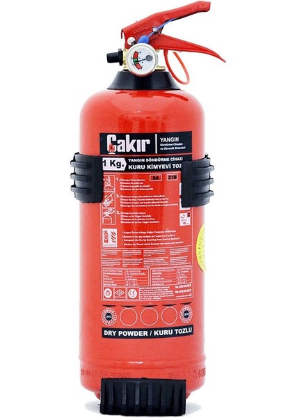 Çakır 1 kg Yangın Söndürme Tüpü - Kuru Kimyevi Tozlu Abc fırsatları