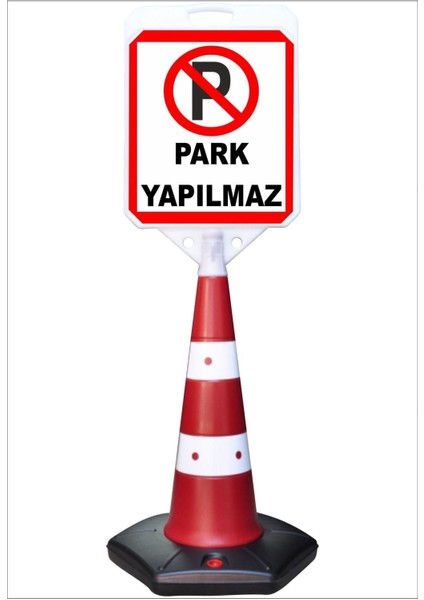 140 cm Uzun ve Dayanıklı Plastik Kaldırım Dubaği, Güvenli Park Çözümü