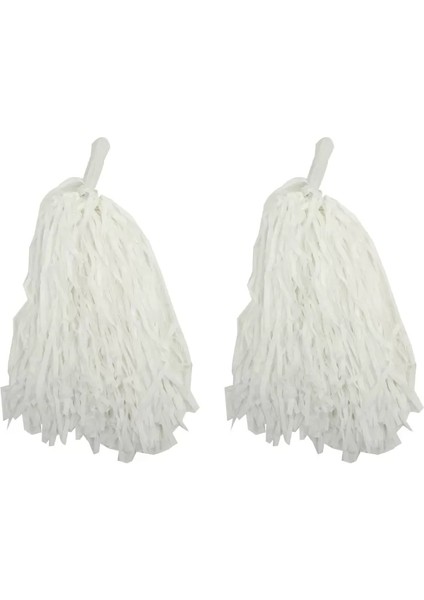 1 Çift ( 2 Adet ) Beyaz Renk 23 Nisan Gösteri Ponponu (4172) fiyatları