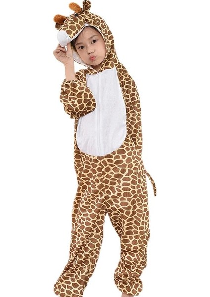 Çocuk Zürafa Kostümü 2-3 Yaş 80 cm (4172)