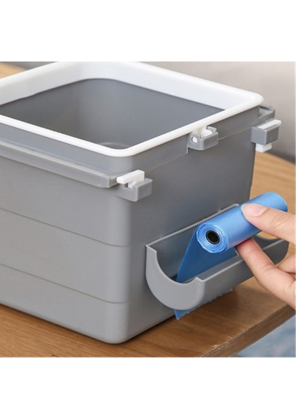 Mini Masa Çöp Kovası Plastik Tezgah Altı Geri Çekilebilir Yapışkanlı Görünmez Bölme Pratik (4172) modelleri